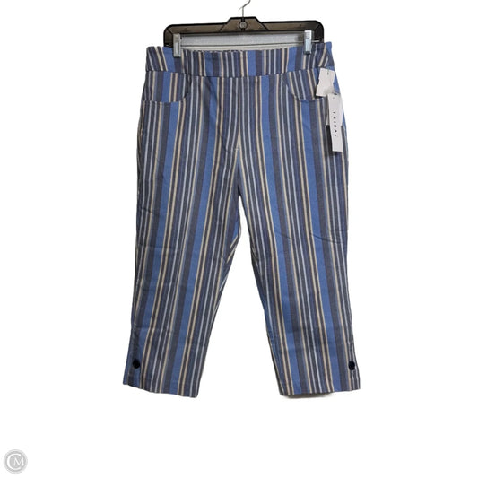 Capris By Tribal In Striped Pattern, Size: 14
