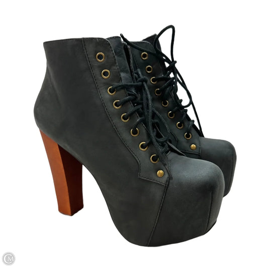Boots Ankle Heels By Jeffrey Campbell In Black, Size: 7