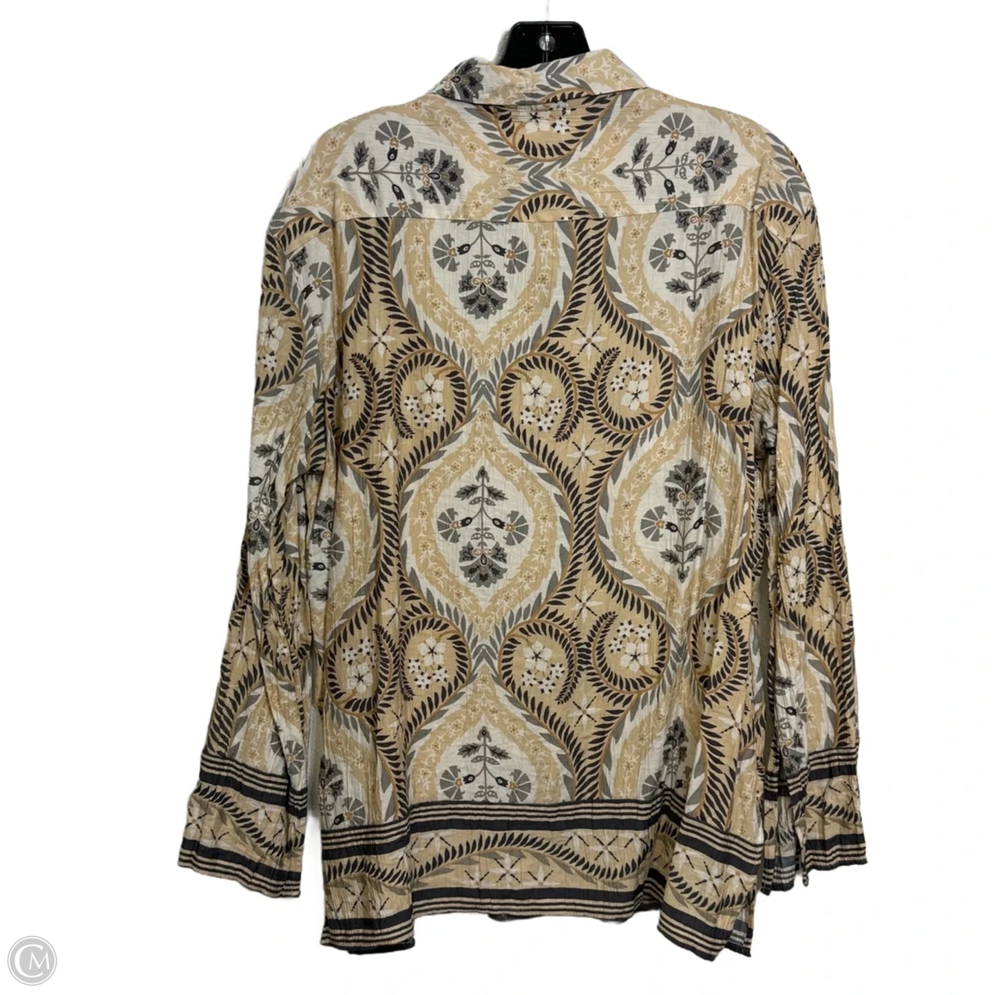 Top Long Sleeve Basic By H&m In Tan, Size: M