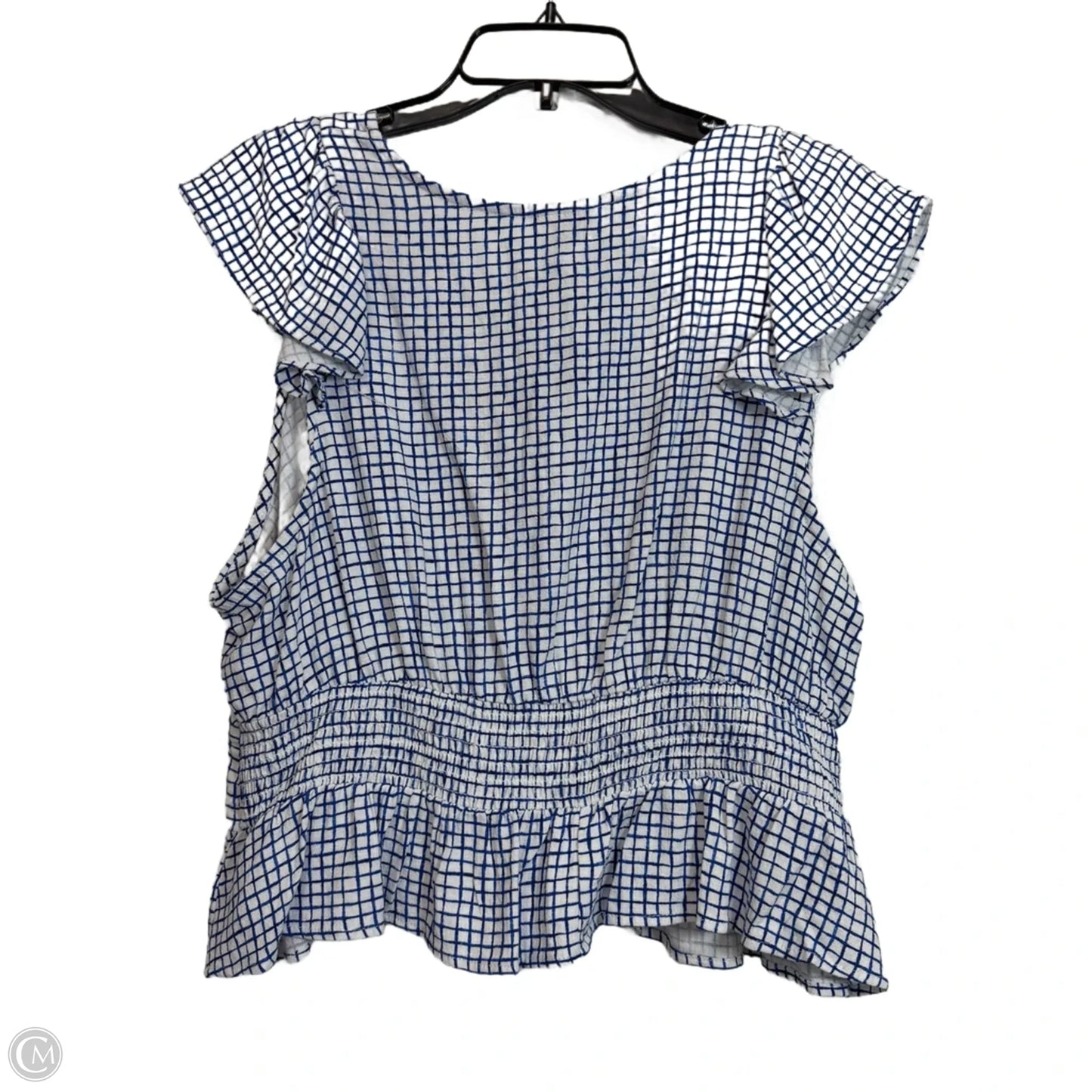 Top Sleeveless Basic By Universal Thread In Blue & White, Size: Xxl