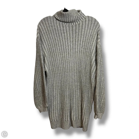 Tunic Long Sleeve By Urban Outfitters In Grey, Size: Xs