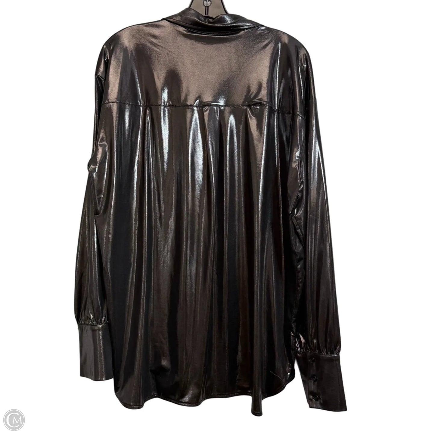 Top Long Sleeve By Anthropologie In Black, Size: L