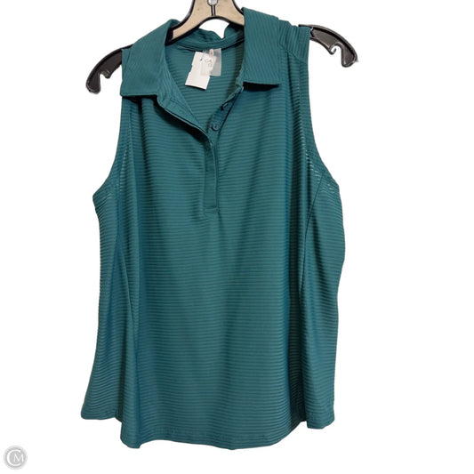 Top Sleeveless Basic By Calia In Green, Size: Xl