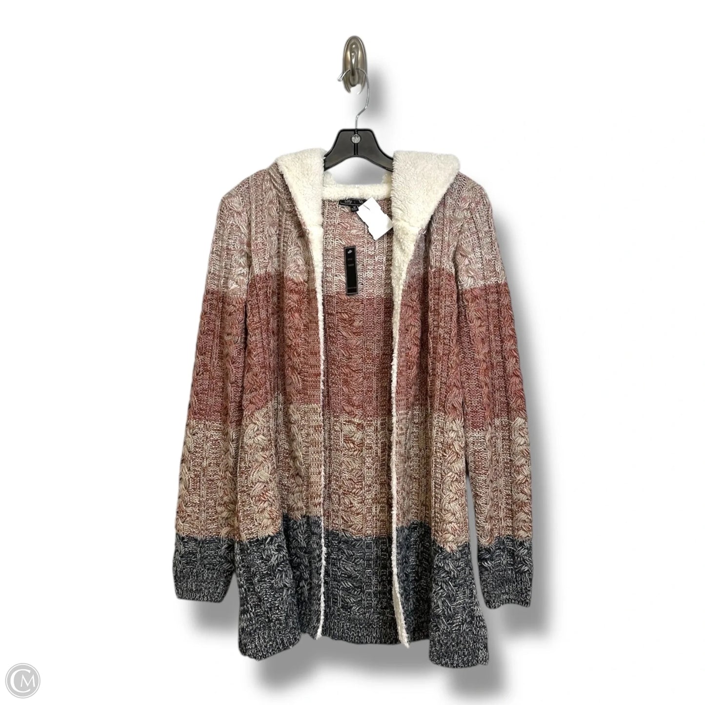 Coat Faux Fur & Sherpa By Clothes Mentor In Multi-colored, Size: M