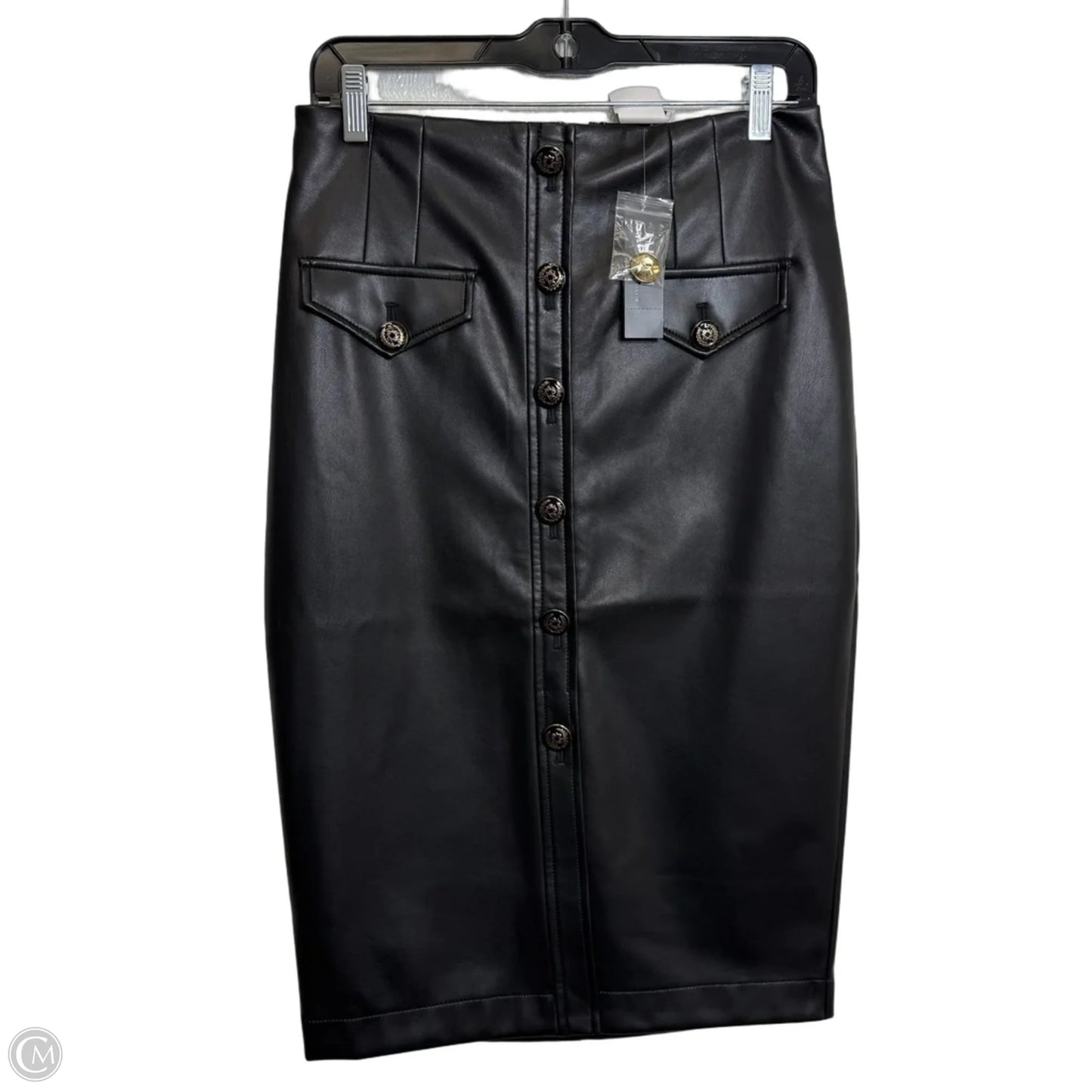 Skirt Midi By White House Black Market In Black, Size: 4