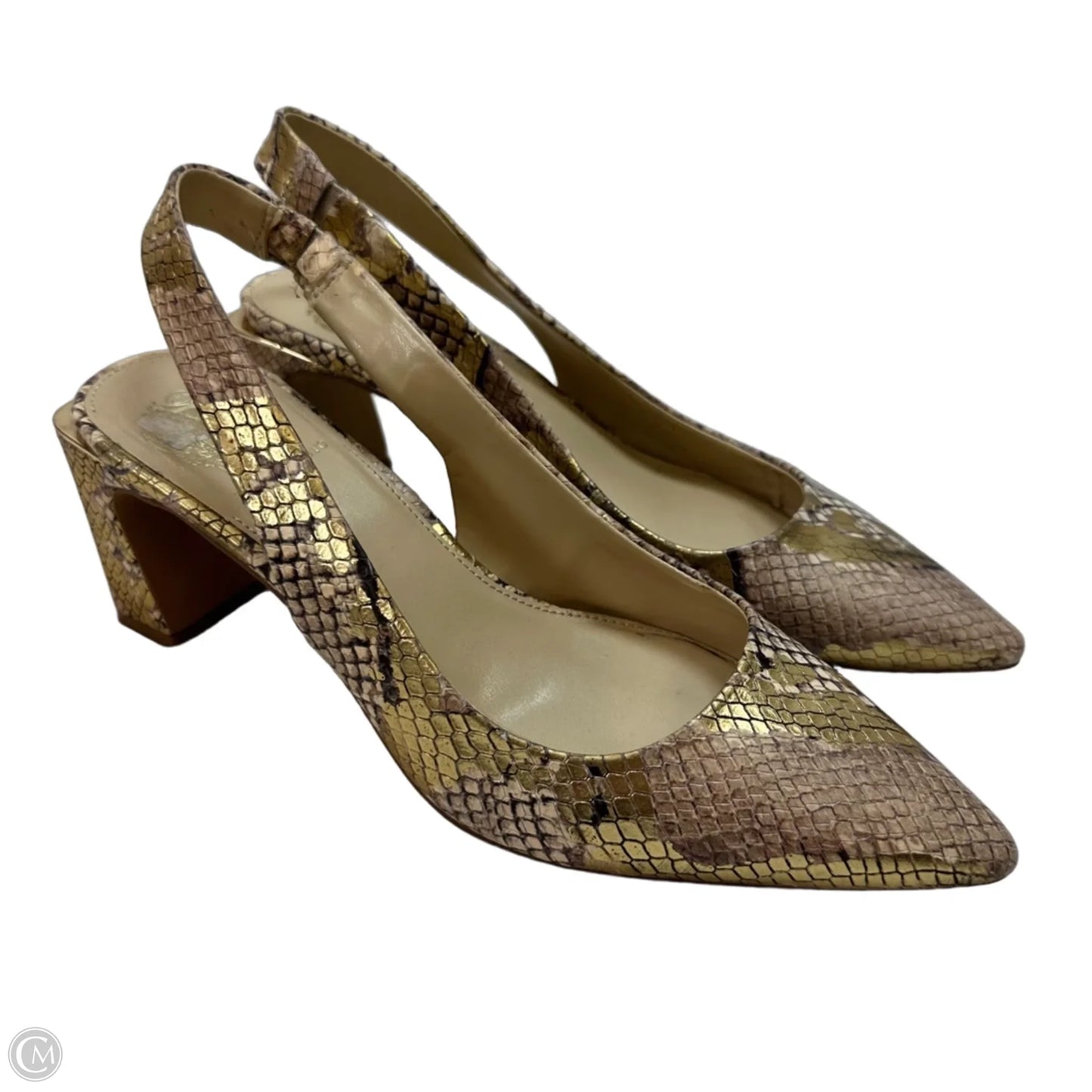 Shoes Heels Block By Vince Camuto In Snakeskin Print, Size: 7