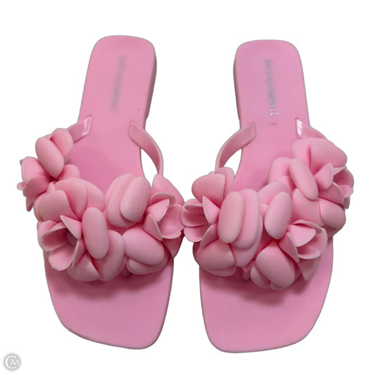 Sandals Flip Flops By Jeffrey Campbell In Pink, Size: 8
