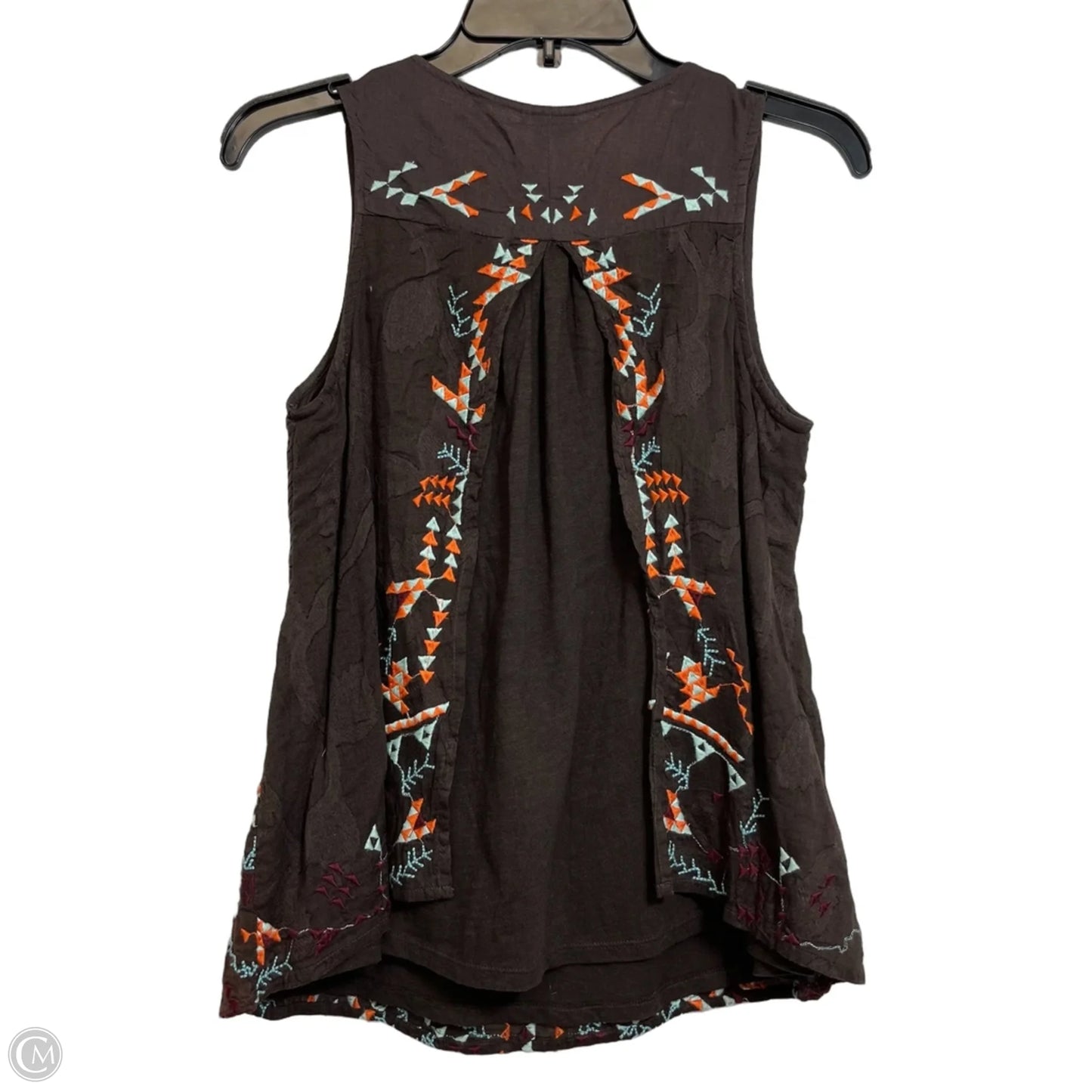 Top Sleeveless Basic By Akemi And Kin In Brown, Size: M