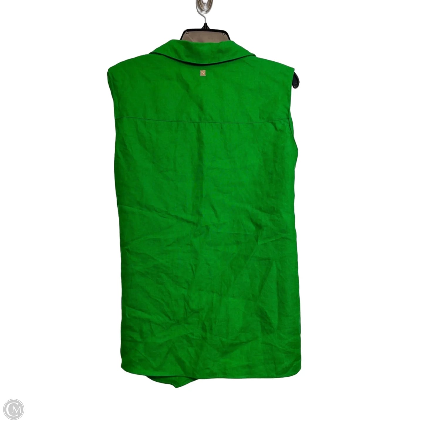 Top Sleeveless Basic By Clothes Mentor In Green, Size: L