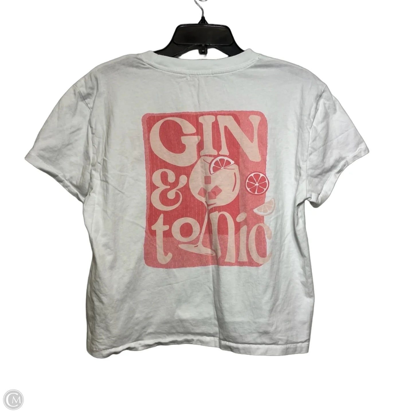 Top Short Sleeve Basic By Wildfox In White, Size: L