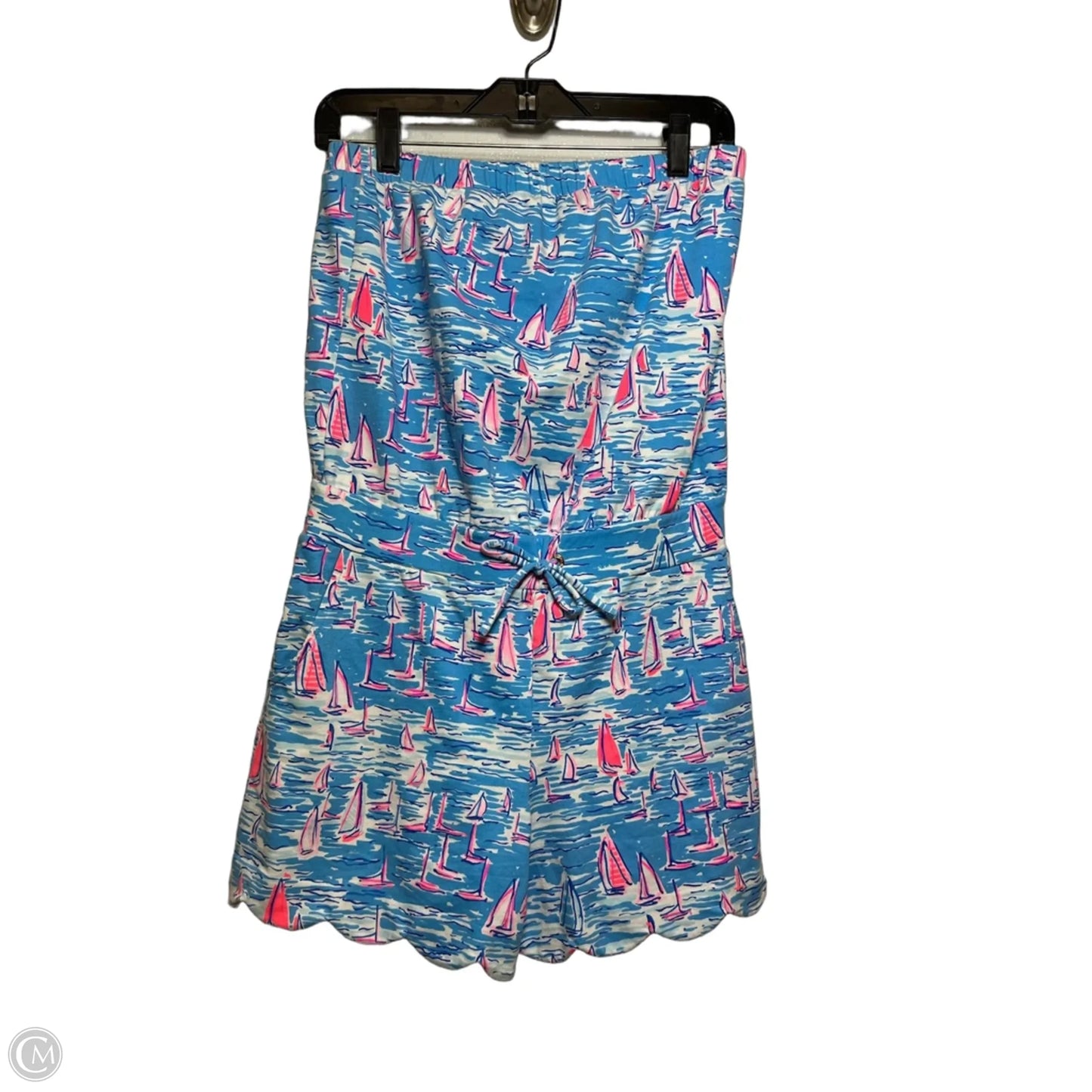 Romper Designer By Lilly Pulitzer In Blue, Size: S