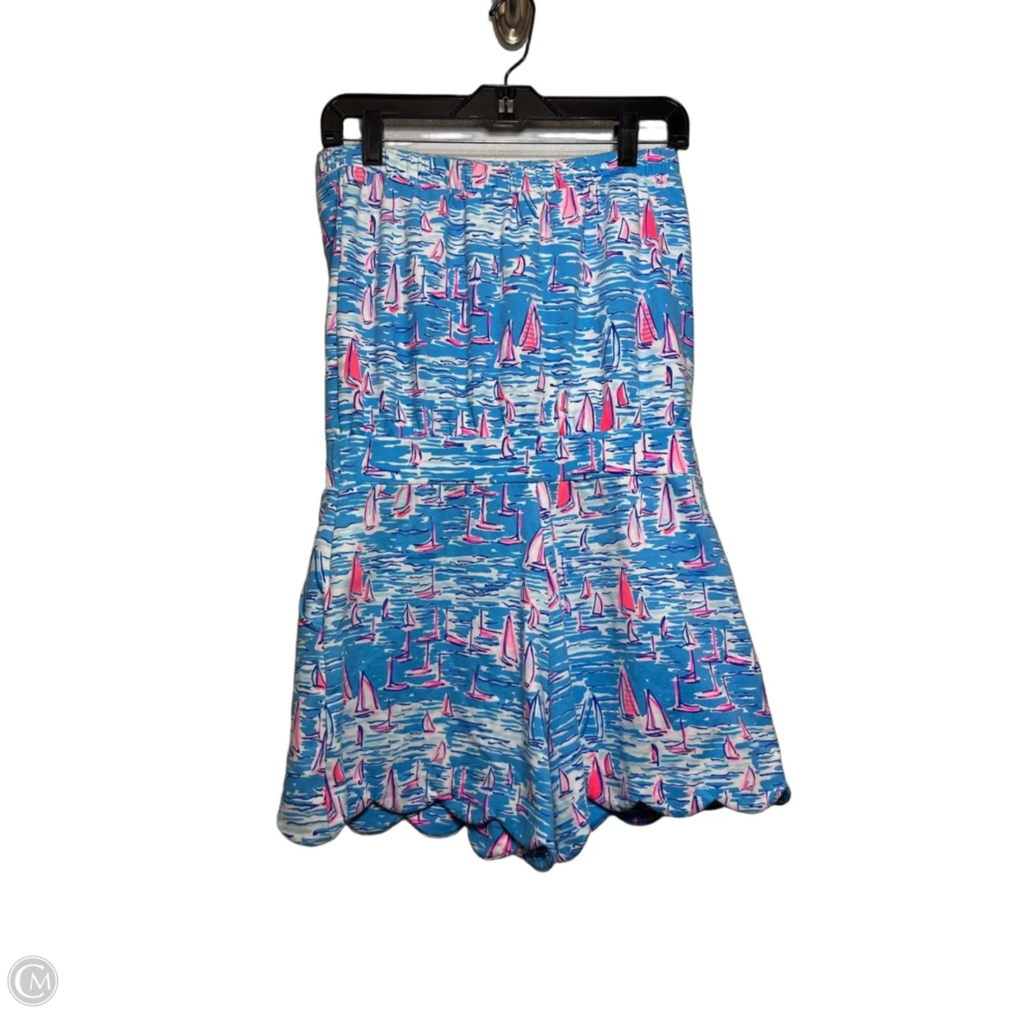 Romper Designer By Lilly Pulitzer In Blue, Size: S
