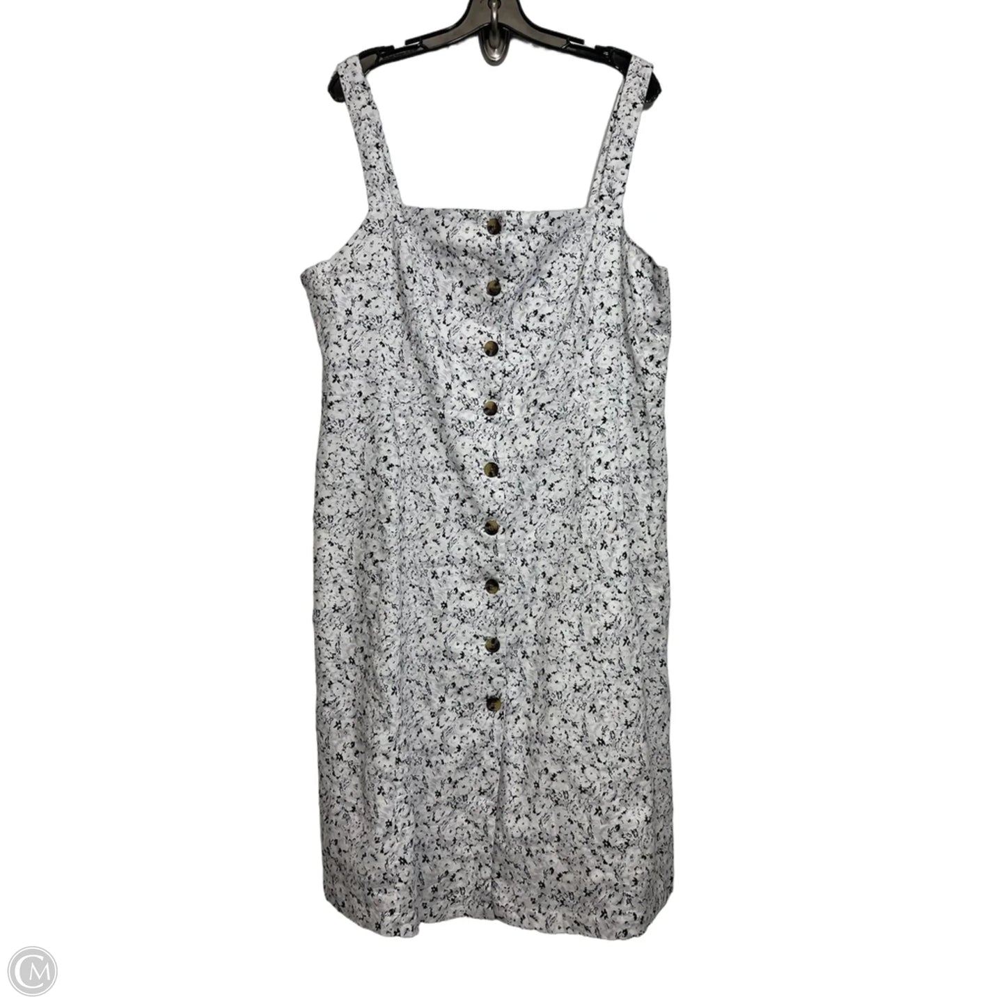 Dress Casual Midi By Gap In White, Size: Xxl