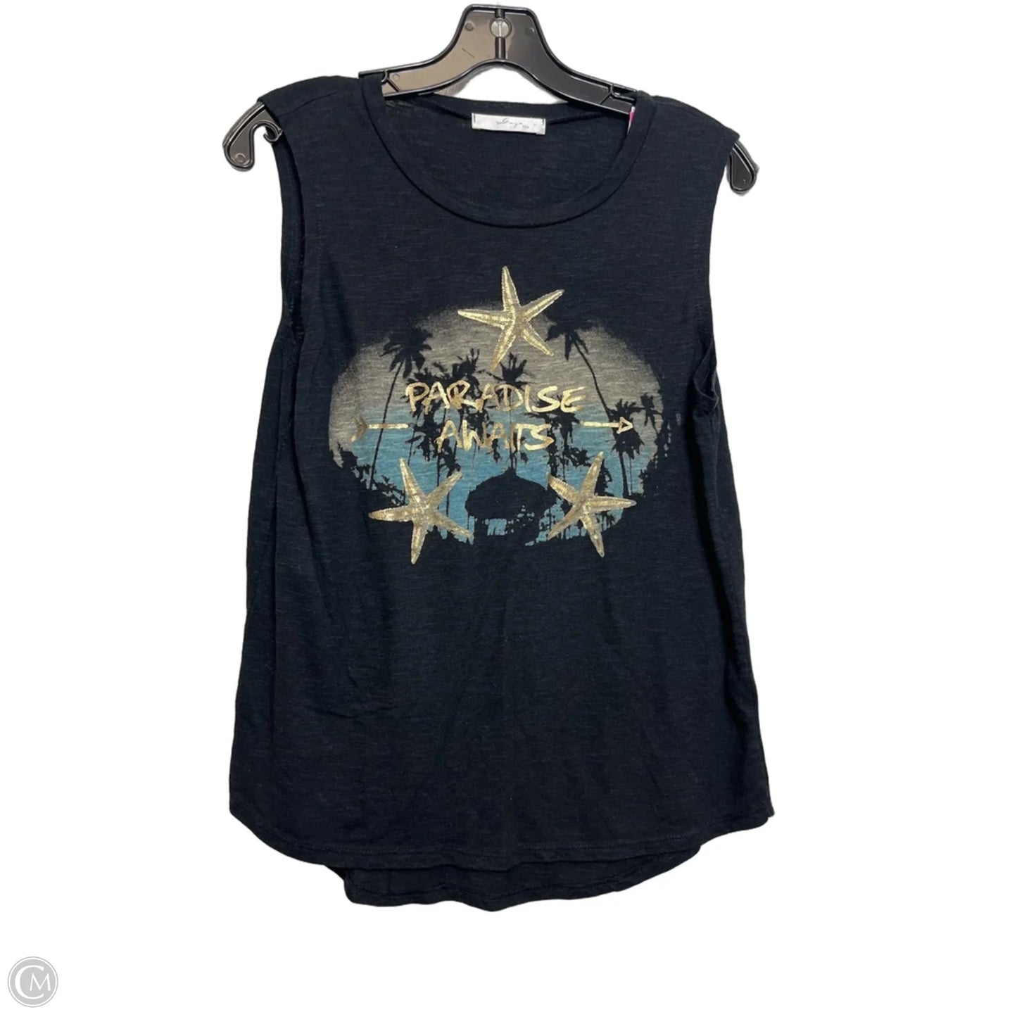 Top Sleeveless Basic By Gaze In Black, Size: M