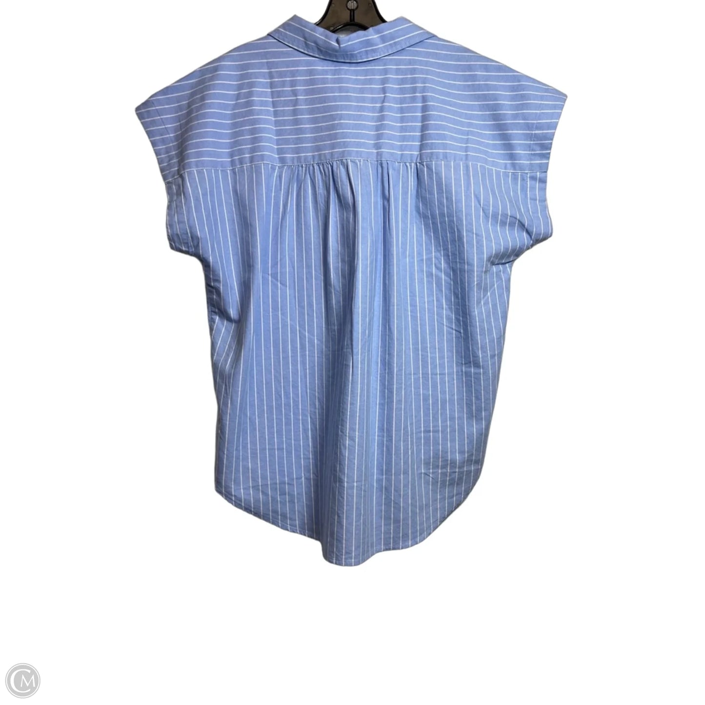 Top Short Sleeve Basic By Ann Taylor In Blue, Size: M