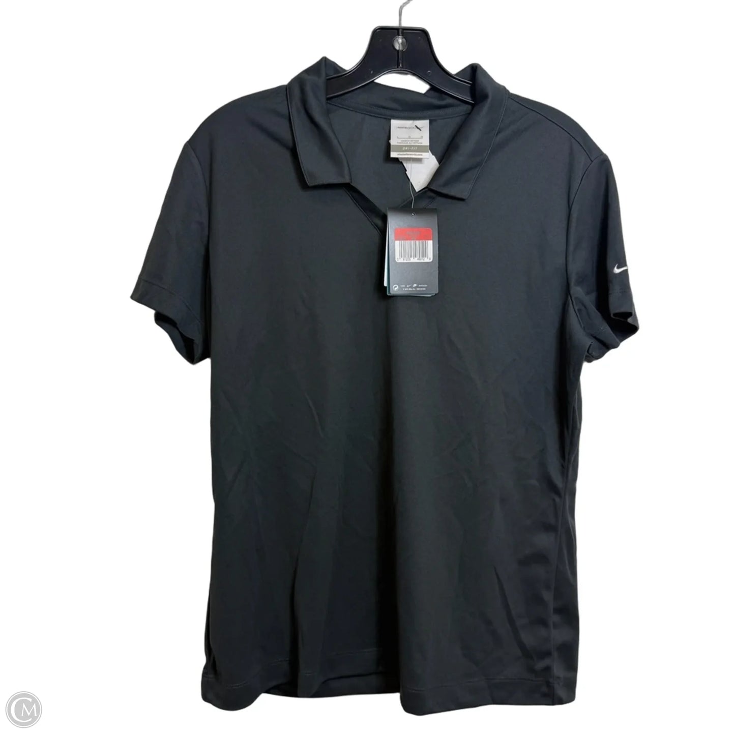 Top Short Sleeve Basic By Nike In Grey, Size: L