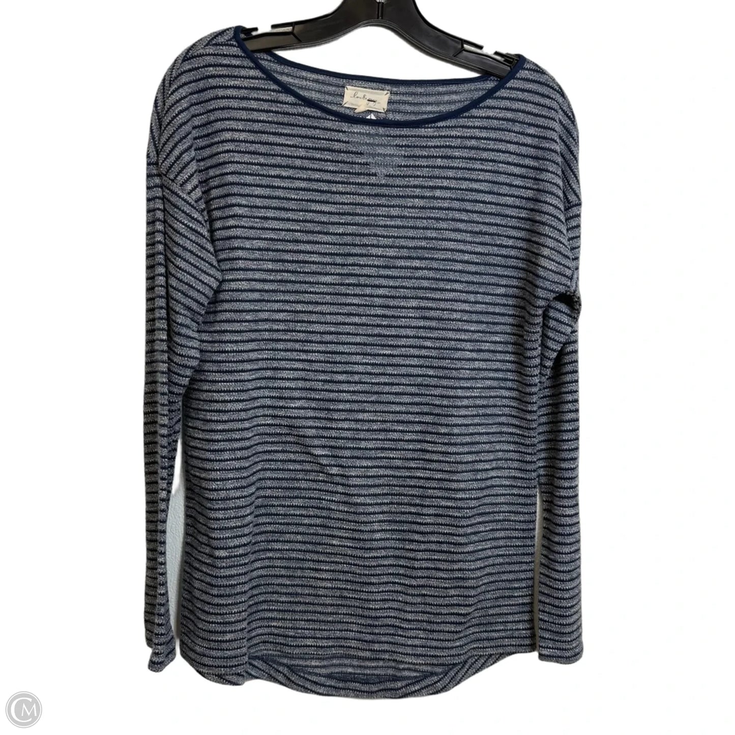 Top Long Sleeve Basic By Lou And Grey In Blue, Size: M