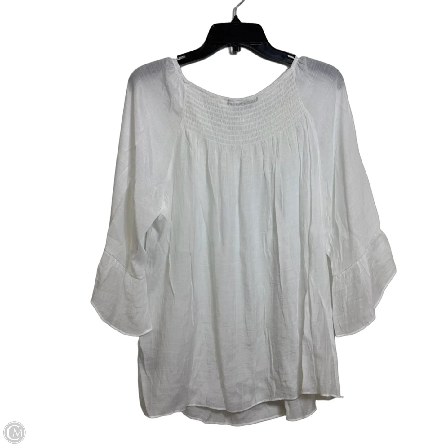 Top Long Sleeve Basic By Zac And Rachel In White, Size: M
