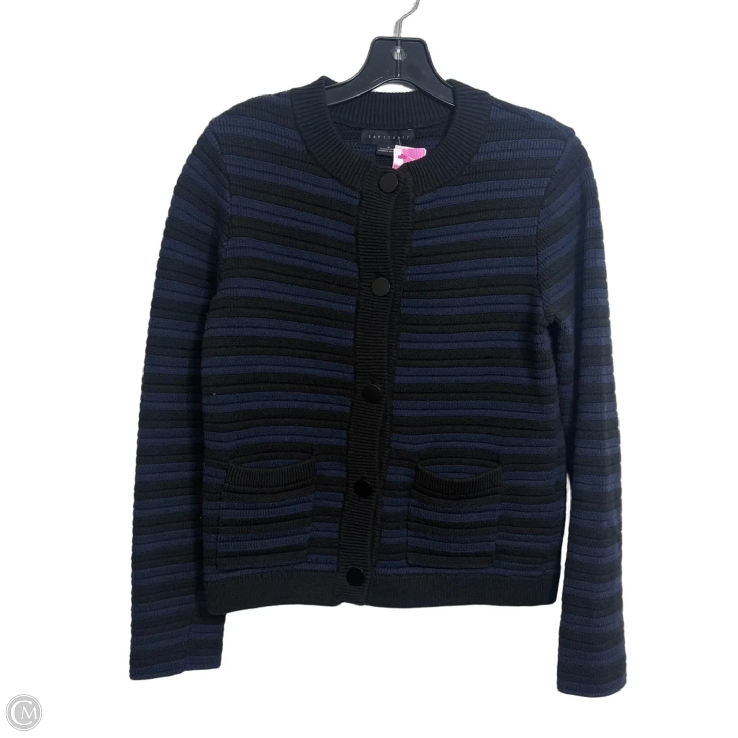 Sweater By Sanctuary In Black & Blue, Size: S