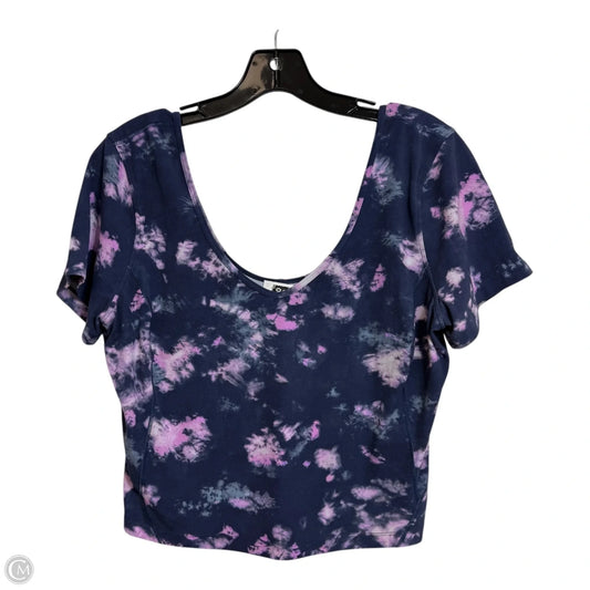 Athletic Top Short Sleeve By Lululemon In Purple, Size: 6