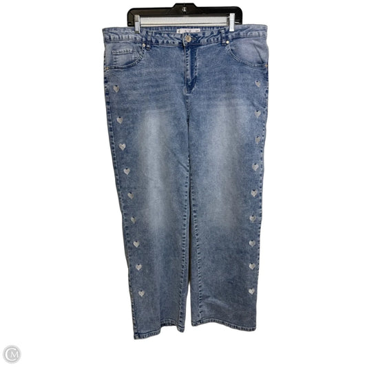 Jeans Straight By Clothes Mentor In Blue Denim, Size: 20
