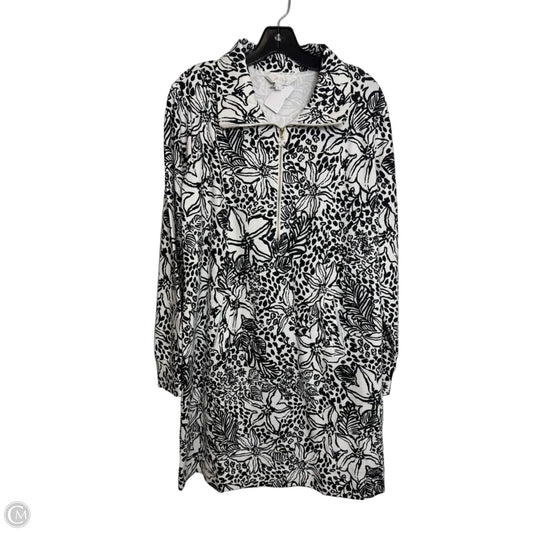 Dress Designer By Lilly Pulitzer In Black & White, Size: L