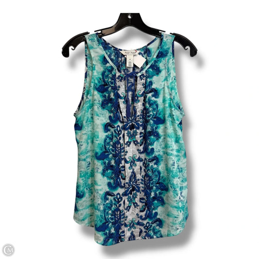 Top Sleeveless By White House Black Market In Blue, Size: M