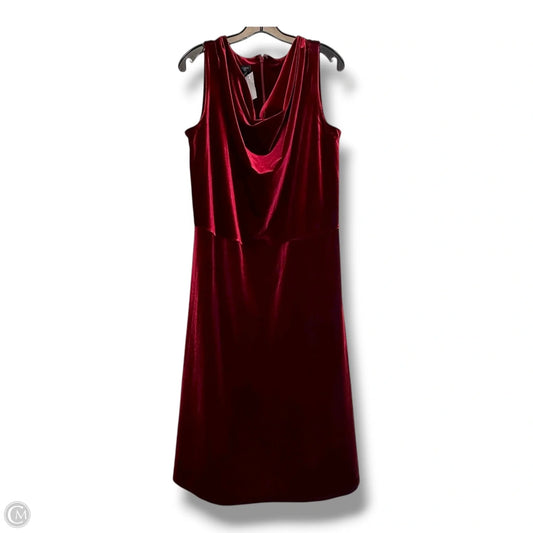 Dress Party Long By Talbots In Red, Size: 1x