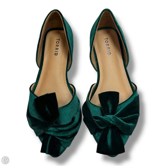 Shoes Flats By Torrid In Green, Size: 8.5