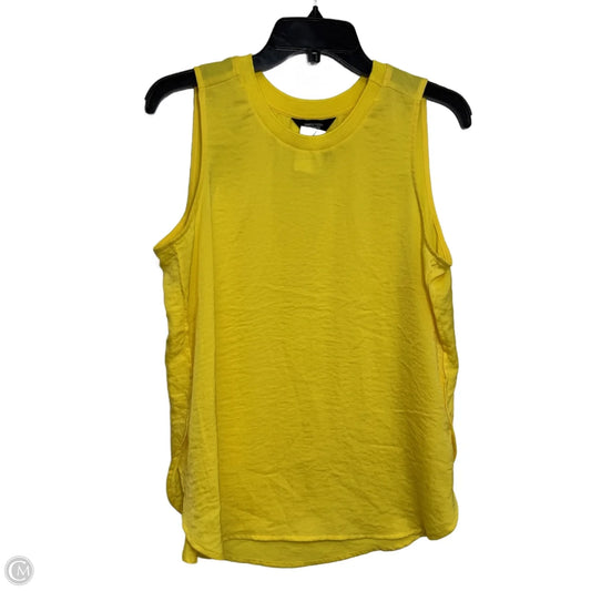Top Sleeveless Basic By Simply Vera In Yellow, Size: S