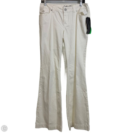 Jeans Flared By Inc In White, Size: 6