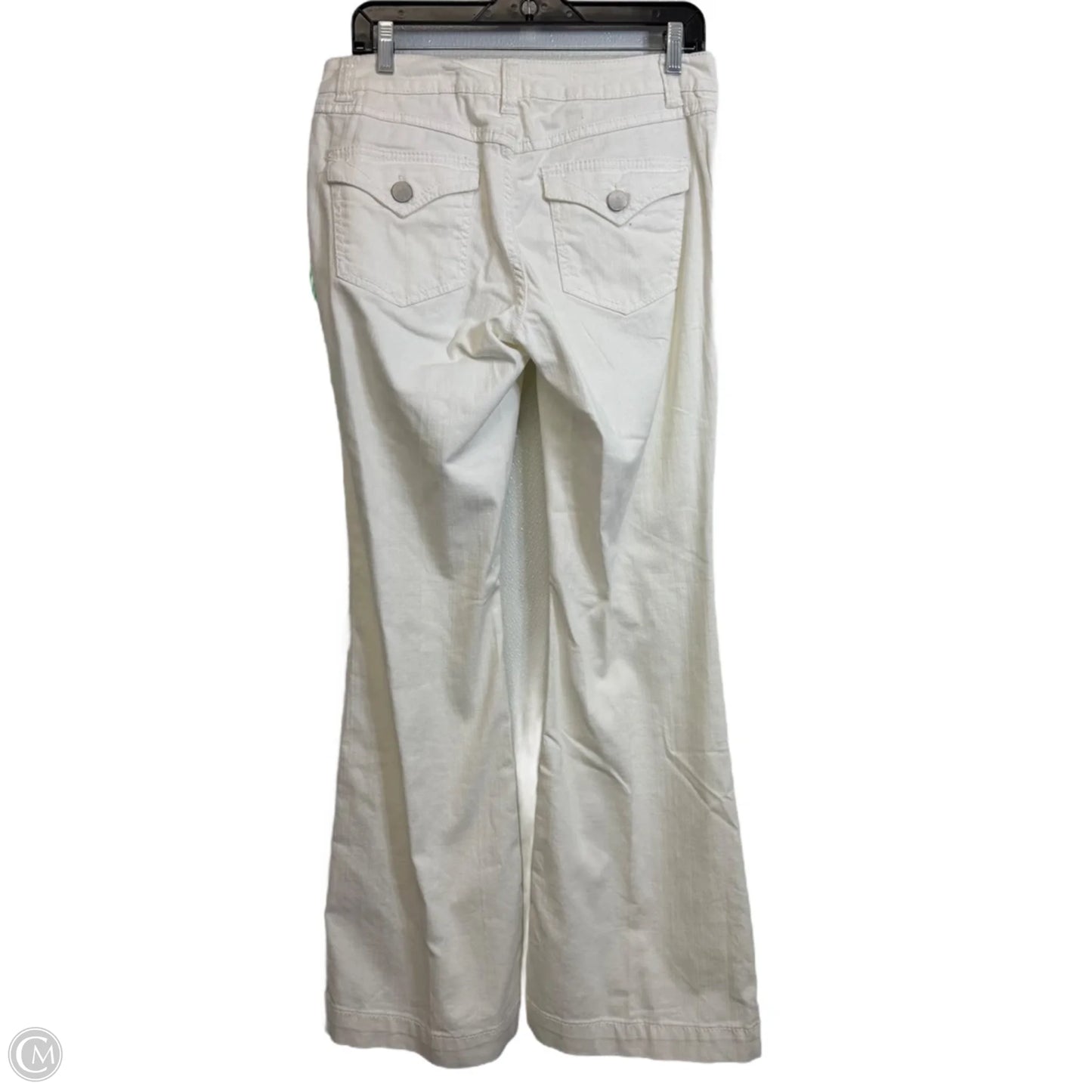 Jeans Flared By Inc In White, Size: 6
