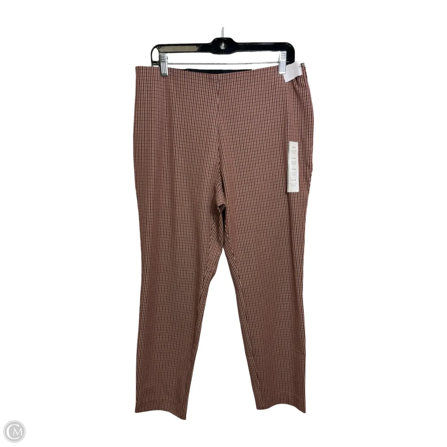 Pants Leggings By A New Day In Brown & Red, Size: 12