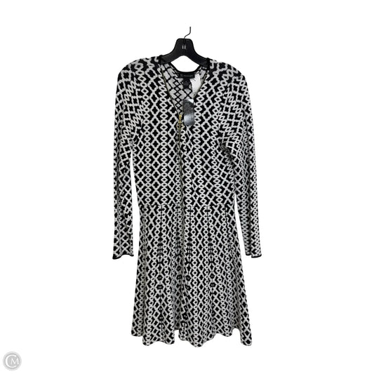 Dress Casual Midi By Inc In Black & White, Size: Xl