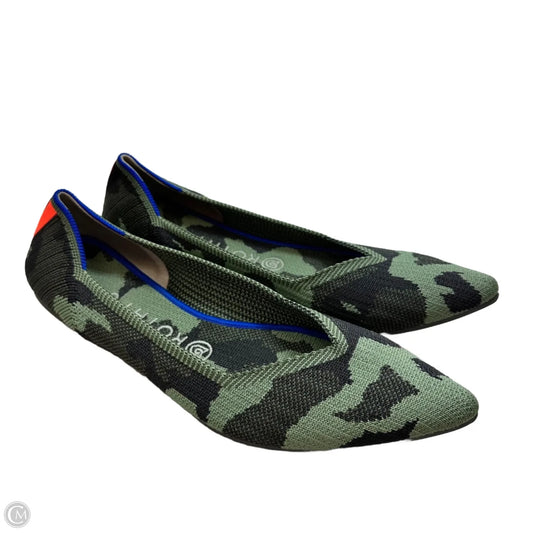 Shoes Flats By Rothys In Camouflage Print, Size: 9