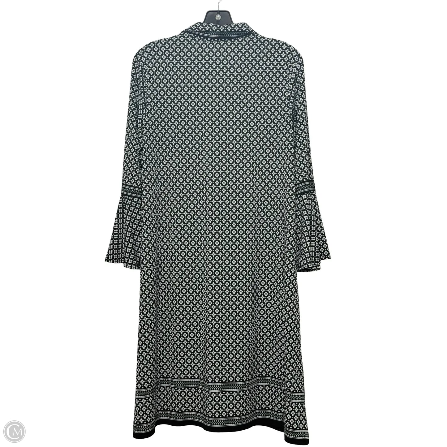 Dress Casual Midi By Max Studio In Black & White, Size: L