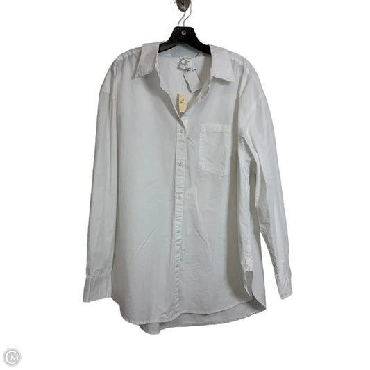 Top Long Sleeve By Offline By Aerie In White, Size: L
