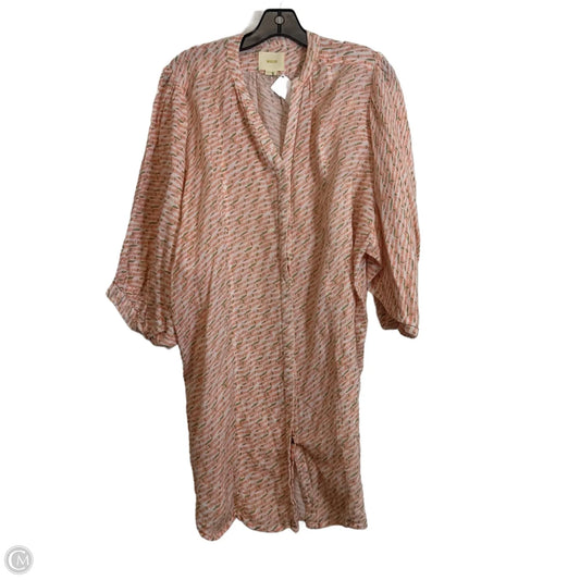 Top Short Sleeve By Maeve In Pink, Size: M