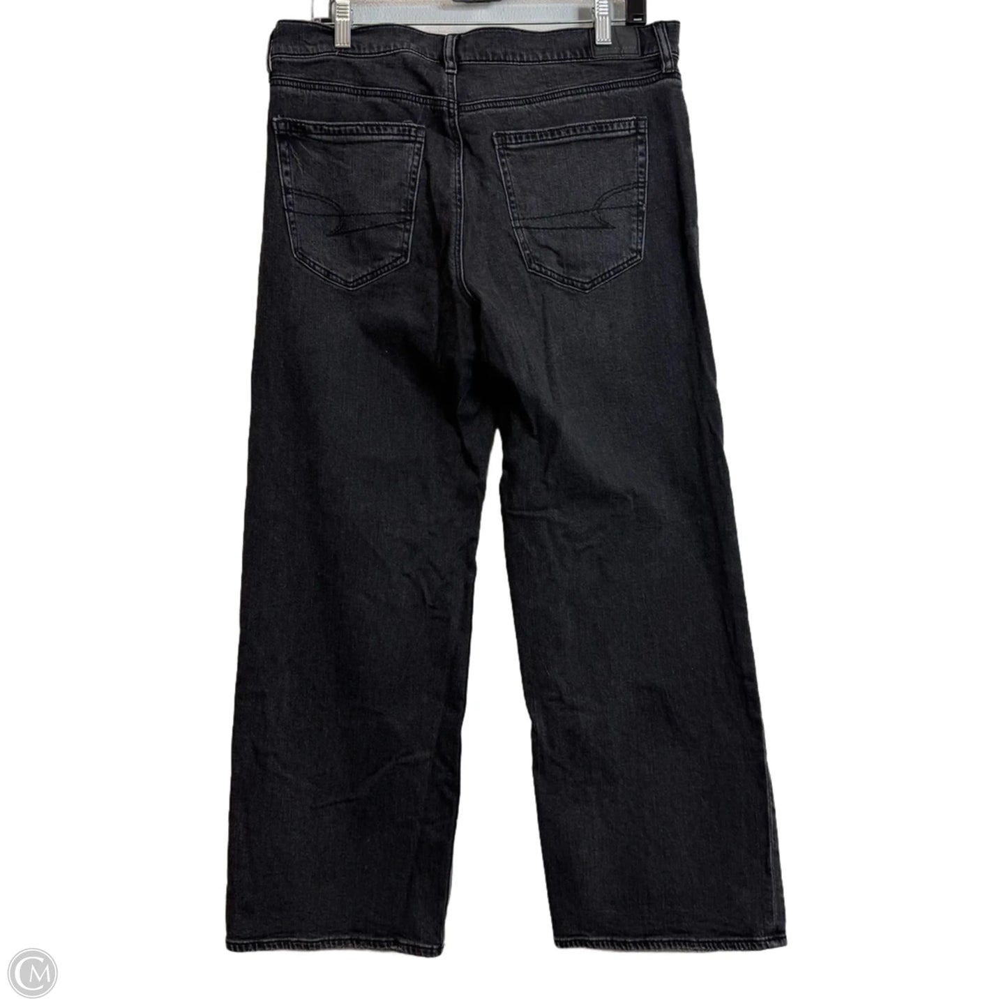 Jeans Boot Cut By American Eagle In Black, Size: 10p