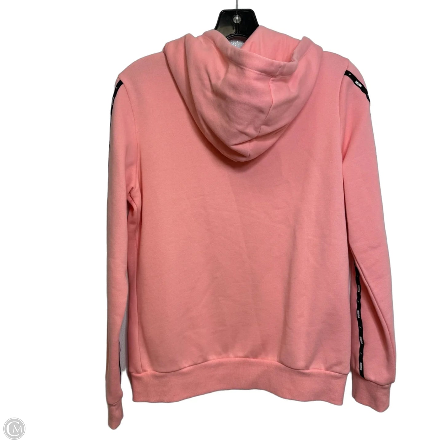 Sweatshirt Hoodie By Puma In Pink, Size: M