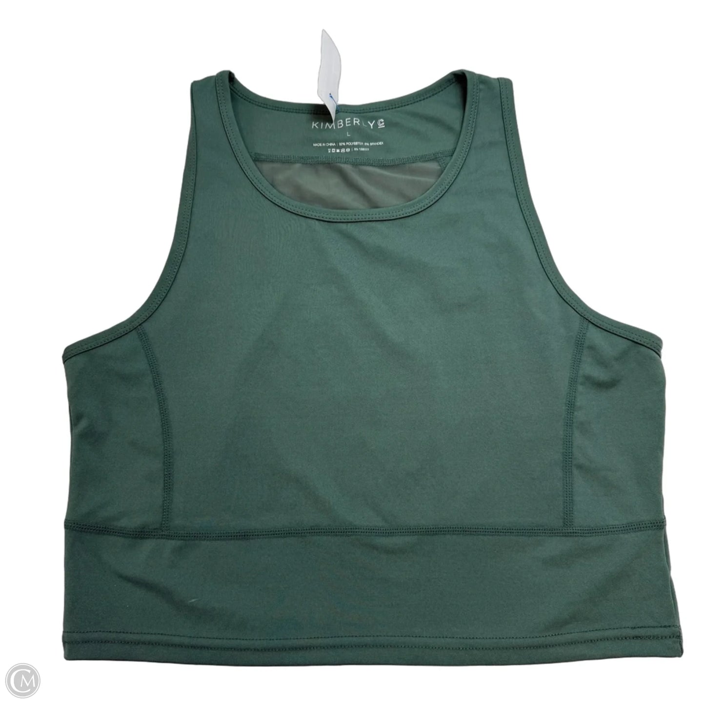 Athletic Bra By Kimberly In Green, Size: L