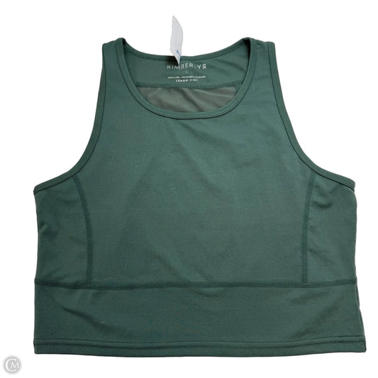 Athletic Bra By Kimberly In Green, Size: L