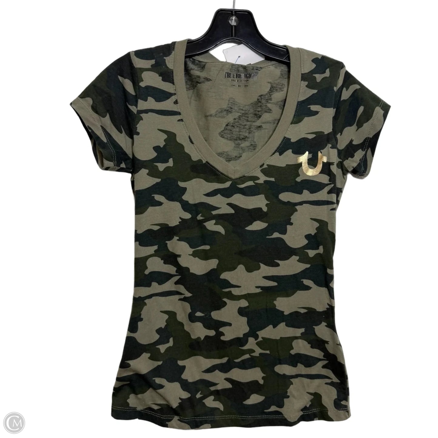 Top short Sleeve Basic By True Religion In Camouflage Print, Size: Xs