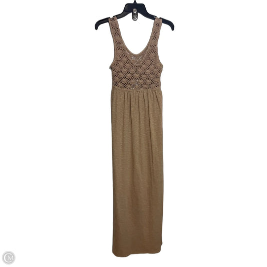 Dress Casual Maxi By Aerie In Tan, Size: S
