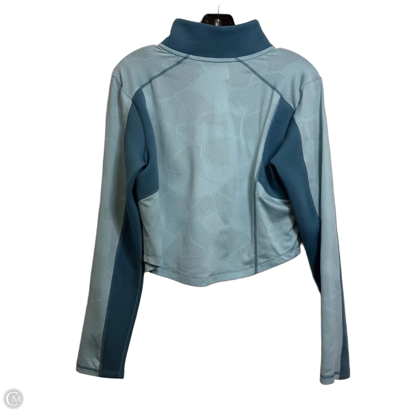 Athletic Sweatshirt Collar By Nike In Aqua, Size: Xs