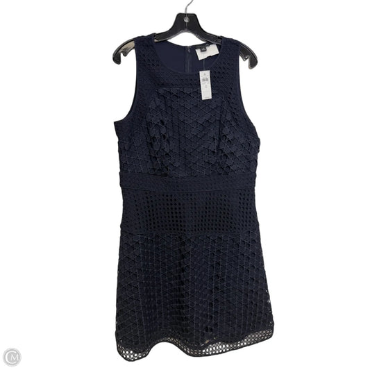 Dress Casual Midi By Ann Taylor In Navy, Size: 12
