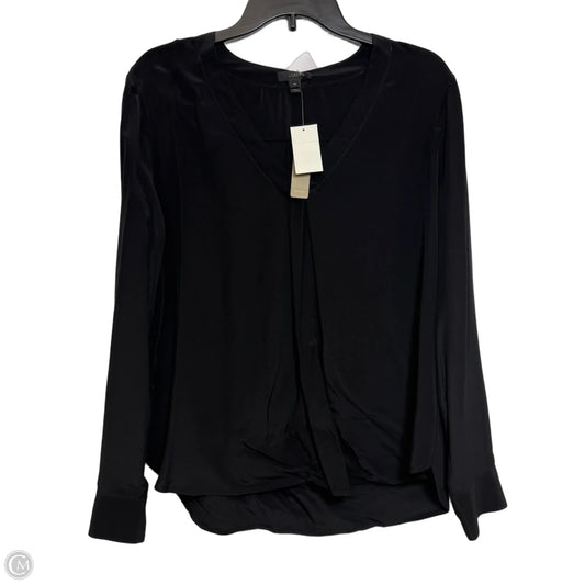 Top Long Sleeve By J. Crew In Black, Size: 14