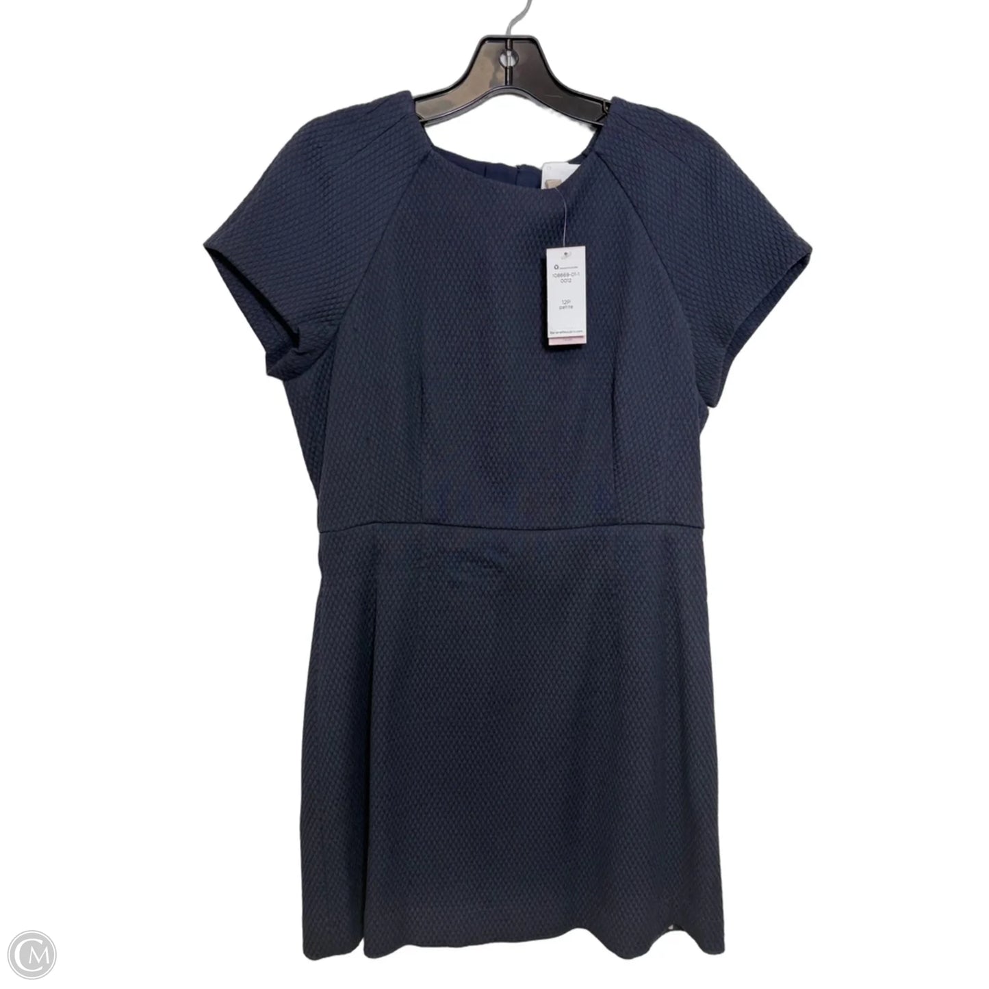 Dress Casual Midi By Banana Republic In Navy, Size: 12p