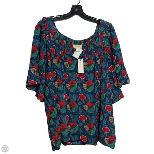 Top Long Sleeve By Maeve In Floral Print, Size: Xl