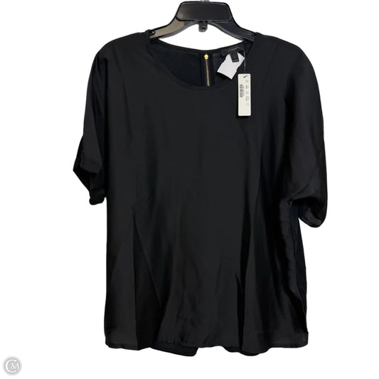 Top Short Sleeve Basic By J. Crew In Black, Size: L